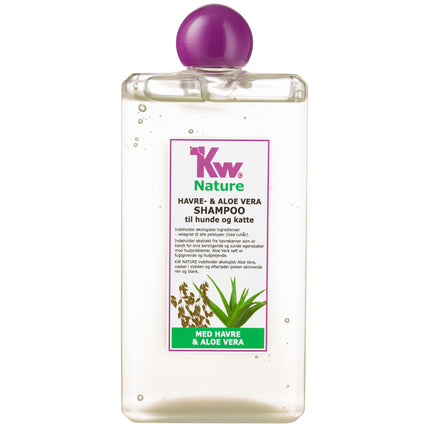 KW Nature Oat & Aloe Vera Shampoo - soothing shampoo for dogs and cats, concentrate 1:3