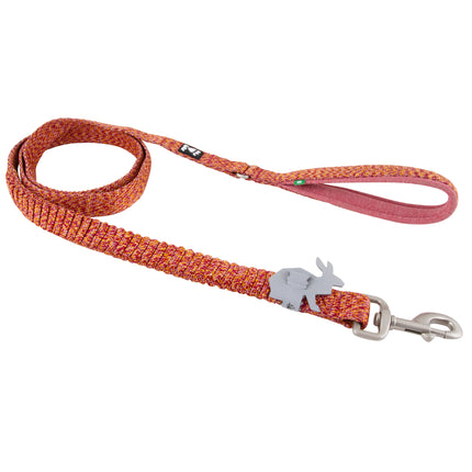 Hurtta Razzle - Dazzle Gripp Leash Beetroot - dog leash with a soft grip