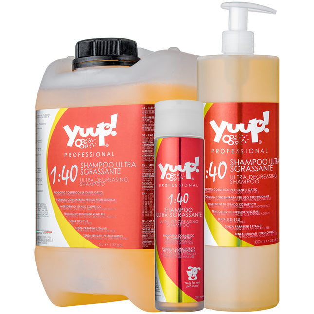 Yuup! Professional Ultra Degreasing Shampoo - degreasing shampoo for dogs, deeply cleansing, concentrate 1:40