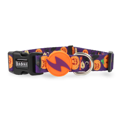 Dashi Pumpkin Collar - dog collar, Halloween pumpkin pattern