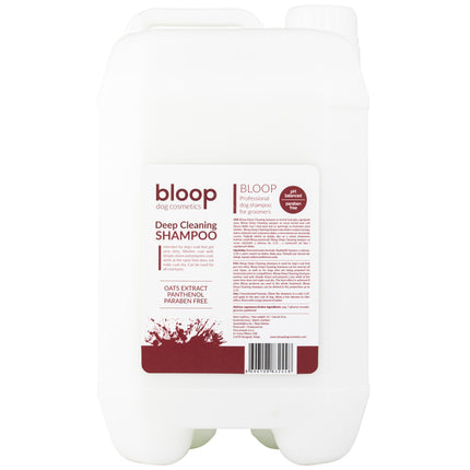 Bloop Deep Cleaning Shampoo - deep cleansing shampoo for dogs with panthenol and oat extract, concentrate 1:25