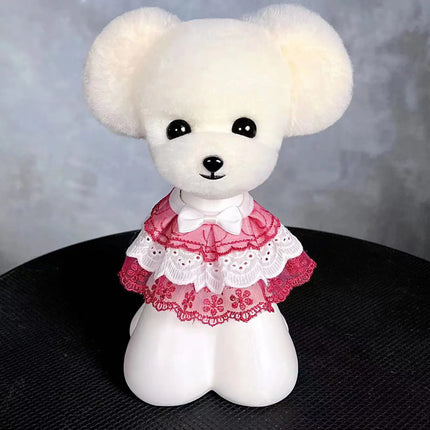 Mr. Jiang Standing Ears Teddy Head Hair - interchangeable fur for Teddy grooming head, with standing ears