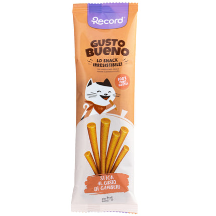 Gusto Bueno Prawn Flavored Sticks - cat treats, prawn-flavored sticks