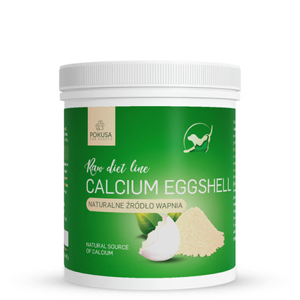 Pokusa RawDietLine Calcium Eggshell - a preparation made from chicken eggshells, strengthening bones and teeth.