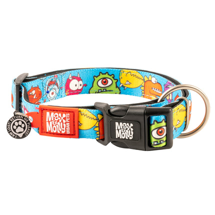 Max & Molly GOTCHA! Smart ID Little Monsters Collar - collar with smart Tag pendant for dogs