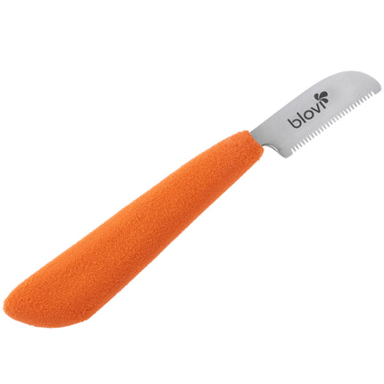 Blovi Professional Left Stripping Knife - professional trimmer with a comfortable foam handle, Japanese steel - left-handed