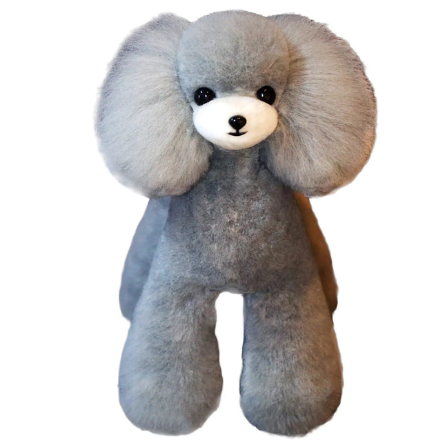 Mr. Jiang Teddy Full Body Hair - interchangeable fur for the Teddy grooming mannequin, gray with a white face