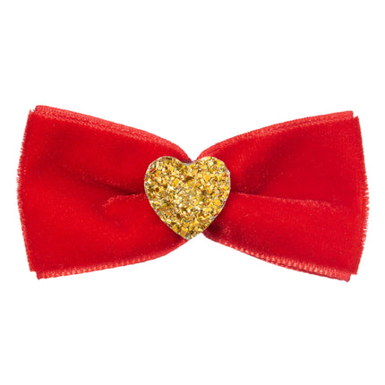 Blovi Bow Velvet Heart Bow Tie