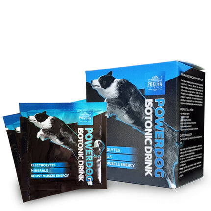 Pokusa PowerDog Isotonic Drink - isotonic energy supplement for dogs, sachets