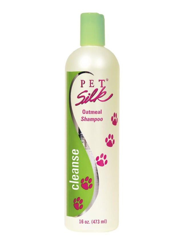 Pet Silk Oatmeal Shampoo - oatmeal shampoo for dogs and cats, for dry, sensitive, and irritated skin, concentrate 1:16