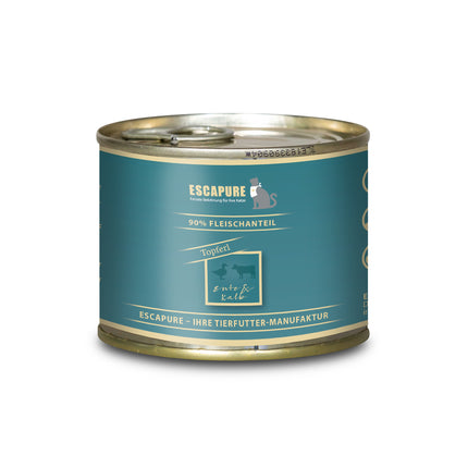 Escapure Duck and Veal Pâté - Grain-Free Wet Cat Food, Duck and Veal Stew