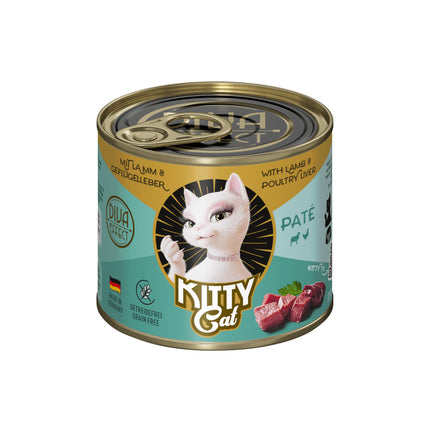 Kitty Cat Lamb & Poultry Liver Pâté - grain-free wet food, pâté for cats, with lamb and poultry liver