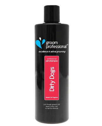 Groom Professional Dirty Dogs - deep cleaning shampoo for dogs with heavily soiled fur, concentrate 1:20