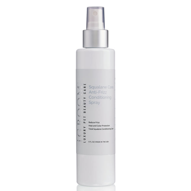 IGroom Squalane Care Anti-Frizz Conditioning Spray - Squalane conditioner that reduces frizz.