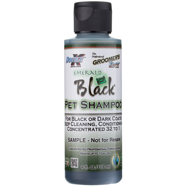 Double K Emerald Black Shampoo - shampoo for black and dark fur of dogs, cats, and horses, concentrate 1:32