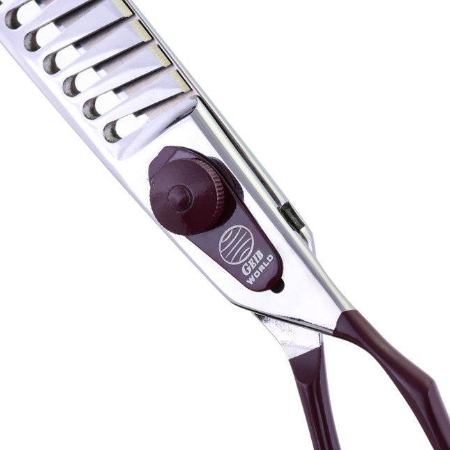 Geib Avanti Comfort Plus Chunker - professional single-sided thinning shears with an ergonomic handle and wide teeth - 26 teeth