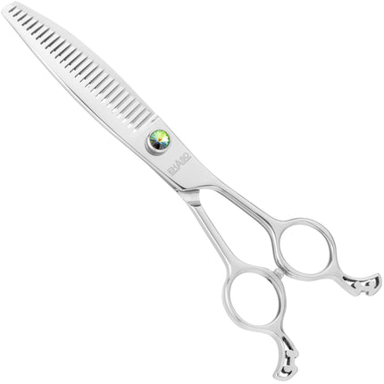 Ehaso Revolution Curved Thinning - professional single-sided curved thinning shears, best Japanese steel, 23 teeth