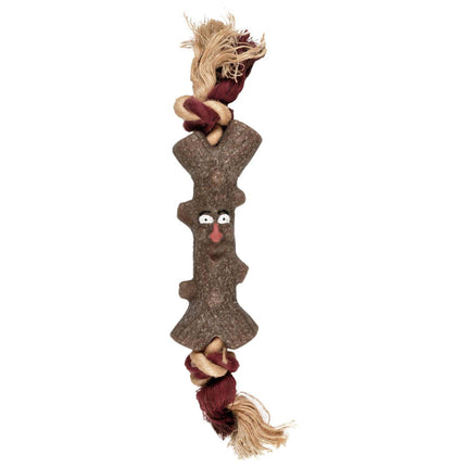 Flamingo Woody Branch & Rope - dog toy