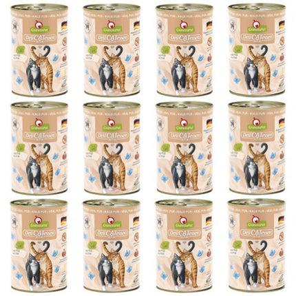 GranataPet DeliCatessen Veal Pur - grain-free wet food for cats, veal