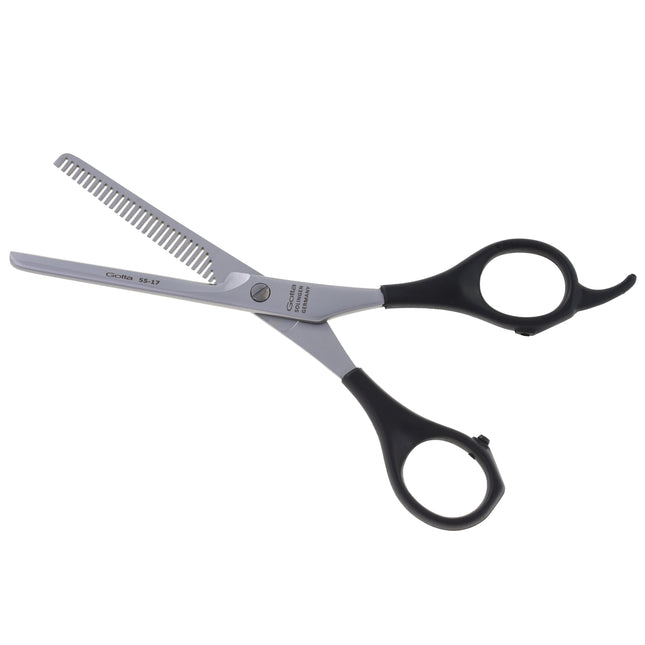 Gotta Solingen Eco Thinning Shears with Plastic Handle and Hook, Single-Sided, 30 Teeth