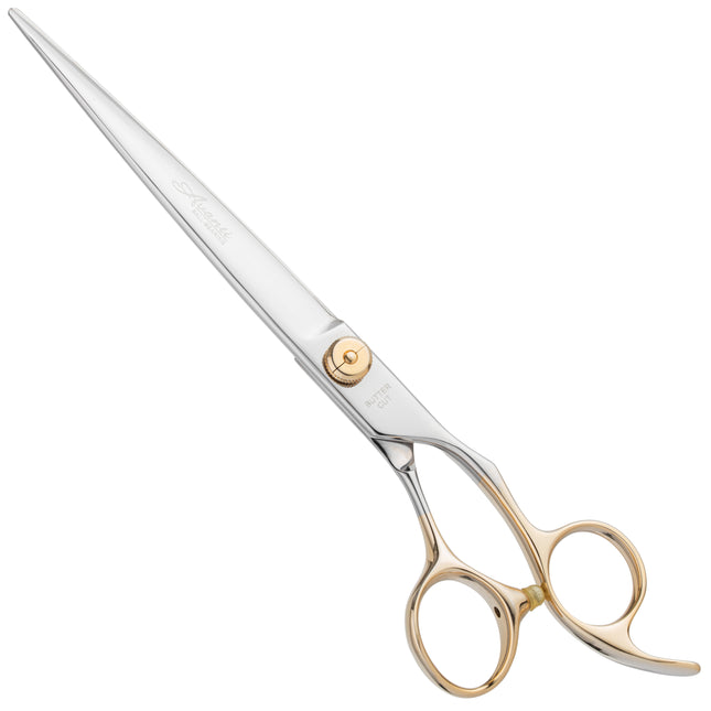 Geib Avanti Straight Scissors - professional grooming scissors with micro-serration, straight