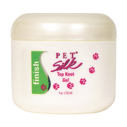 Pet Silk Top Knot Gel - professional styling gel for fur shaping and hairstyle creation