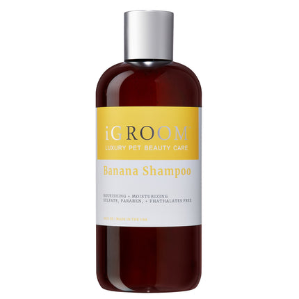 IGroom Banana Shampoo - nourishing - moisturizing shampoo for dogs and cats, concentrate 1:8