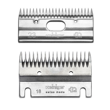 Heiniger 18/23 - complete blade set for horses with very dirty coats, cutting height