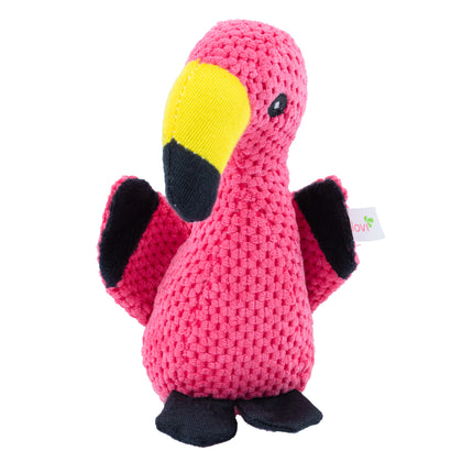 Blovi Flamingo - plush flamingo toy for puppies with a squeaker