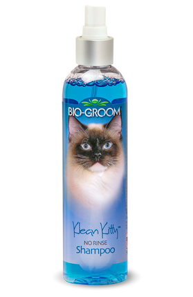 Bio - Groom Clean Kitty No Rinse - dry bath spray shampoo for cats