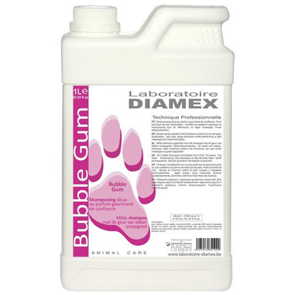 Diamex Bubble Gum - shampoo for all types of fur, with a bubble gum scent, concentrate 1:8