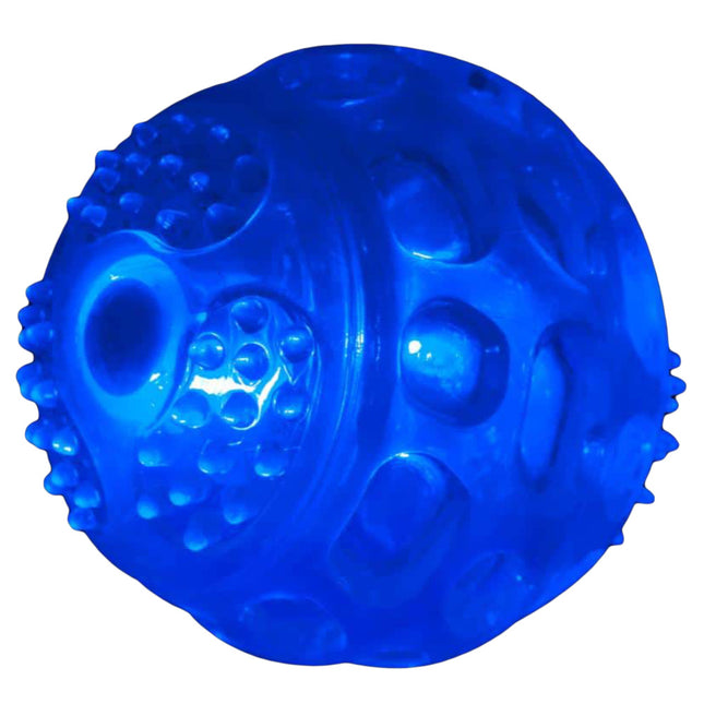 Flamingo LED Ball - glowing ball for dogs