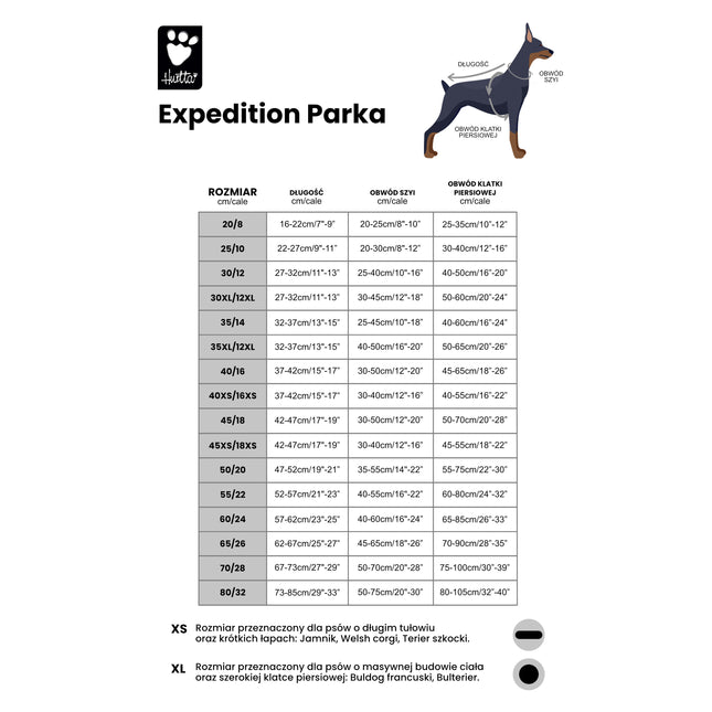 Hurtta Expedition Parka Beetroot - waterproof winter jacket for dogs