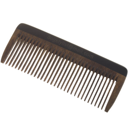 P&W Dog Stylist Comb - fragrant, anti-static sandalwood comb with wide tooth spacing