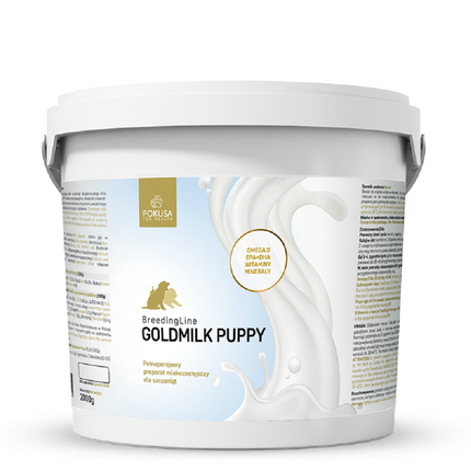 Pokusa BreedingLine GoldMilk Puppy - complete milk replacer for puppies, from the first day of life, rich in DHA