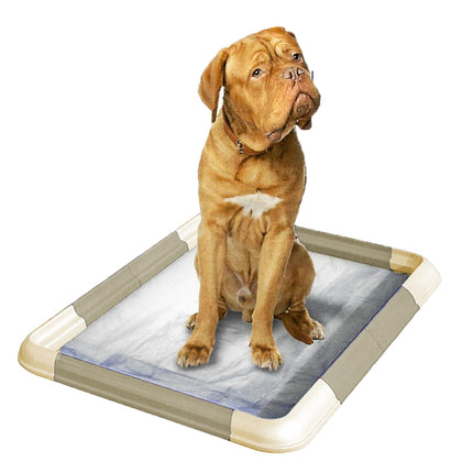 Record Puppy Pad Holder - modular dog litter box for hygiene pads for house training