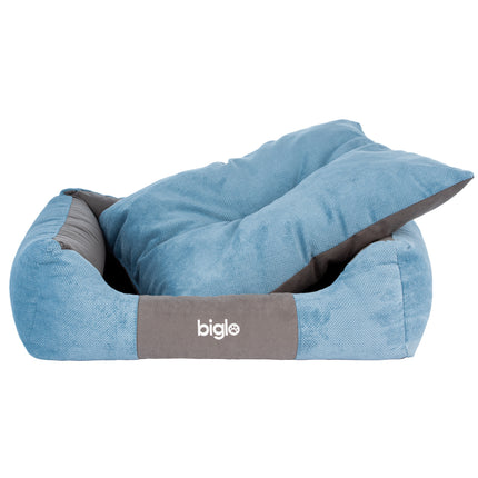 Biglo Gordon - elegant dog bed made of high-quality, pleasant fabric with embossing.