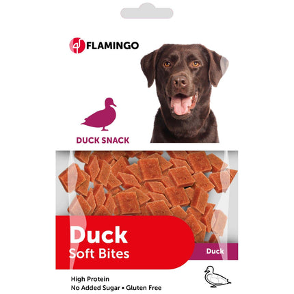 Flamingo Snack Duck Soft Bites - soft treats for dogs, duck-flavored soft snacks