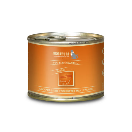 Escapure Topferl Salmon with Veal - Grain-Free Wet Cat Food, Salmon and Veal Stew