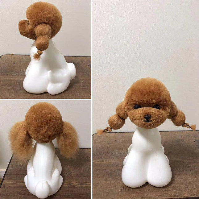 Mr. Jiang Teddy Model Dog Head - Grooming Mannequin Head, Dog Body