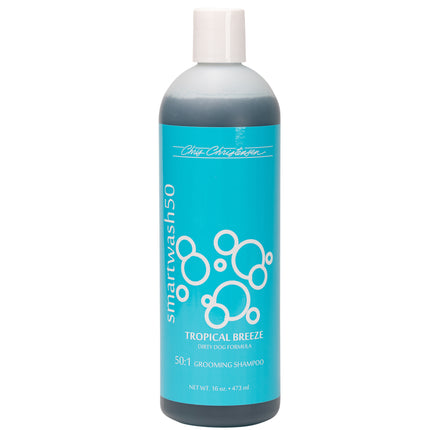 Chris Christensen Smart Wash Tropical Breeze Shampoo - deep cleansing shampoo for dogs and cats, with a sea breeze scent, concentrate 1:50