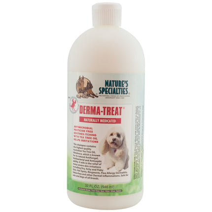 Nature's Specialties Derma - Treat Shampoo - anti-itch antibacterial shampoo for dogs and cats, concentrate 1:6