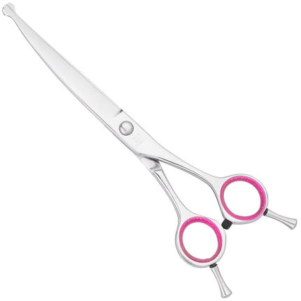 Geib Entree Ball Tip - high-quality grooming scissors made from Japanese steel, safe - Curved