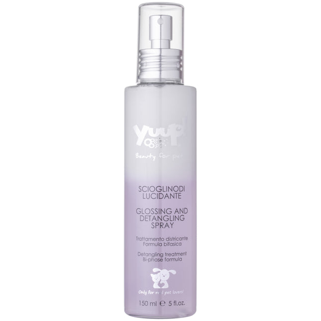 Yuup! Home Glossing and Detangling Spray - nourishing two-phase formula that facilitates combing and adds shine to the fur