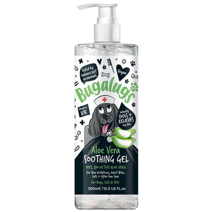 Bugalugs Aloe Vera Soothing Gel - Aloe Vera gel for dogs, cats, and other pets, soothes and moisturizes