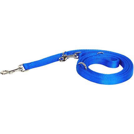 Hamilton Double Thick Euro Leash - adjustable nylon leash, 6-in-1, for large dogs