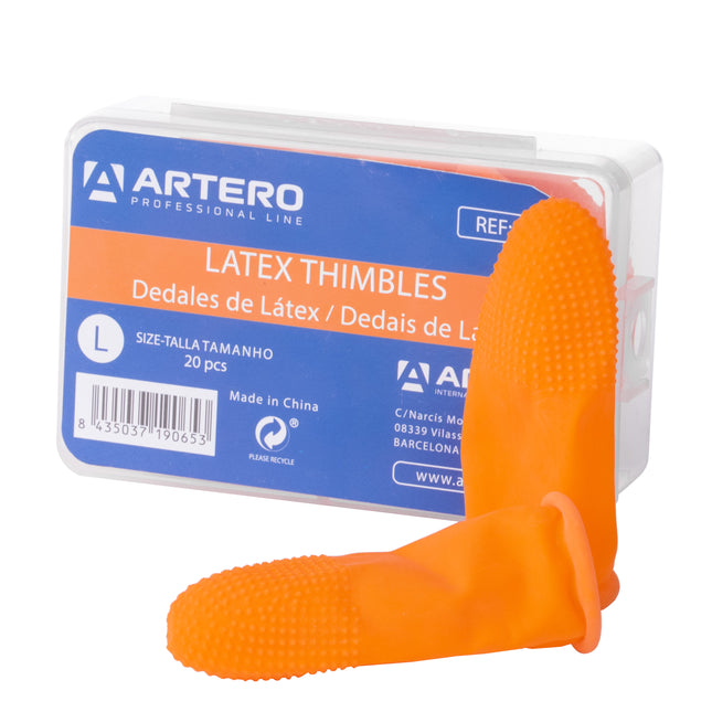 Artero Latex Thimbles 20 pcs - latex fingers for trimming