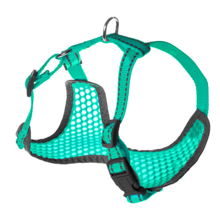 Record Fluo Harness - breathable mesh harness for dogs, with reflectors