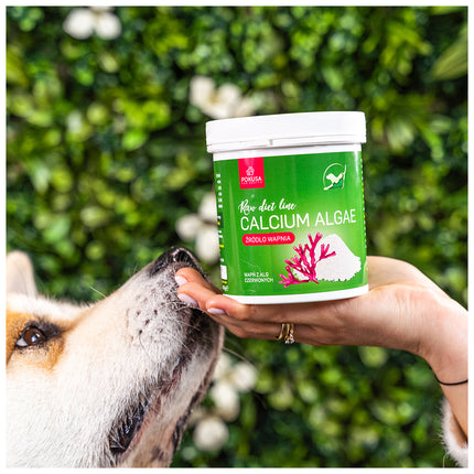 Pokusa Raw Diet Calcium Algae - calcium from algae support for the bones, muscles, and teeth of dogs and cats