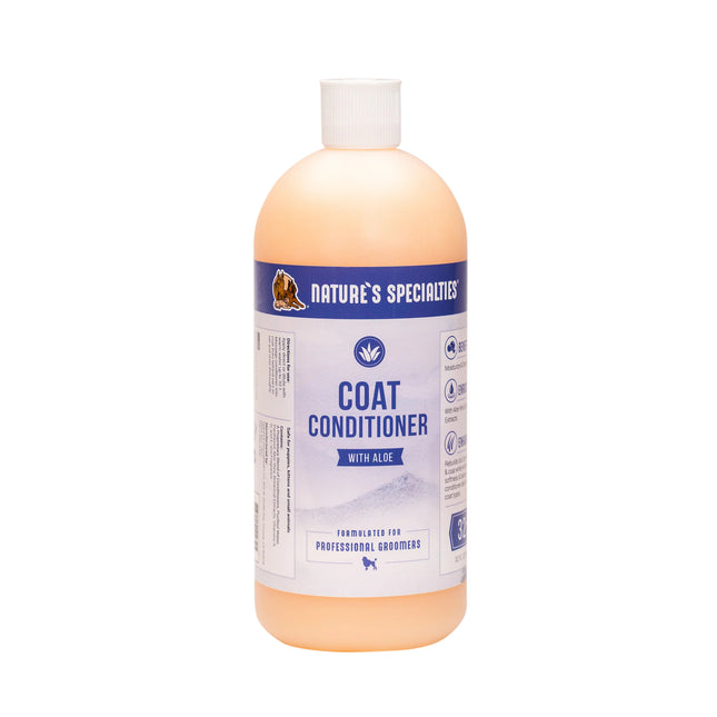 Nature's Specialties Coat Conditioner With Aloe - Aloe Coat Conditioner for Dogs and Cats, Concentrate 1:32